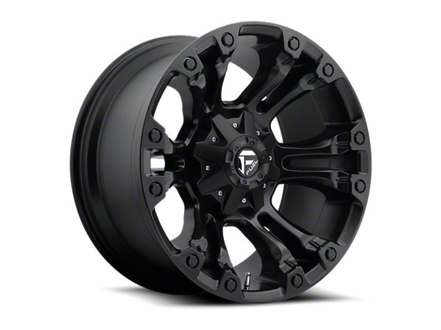 Fuel Wheels Vapor Matte Black 6-Lug Wheel; 18x9; -12mm Offset (21-24 Yukon)