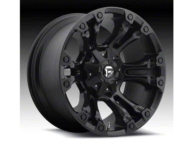 Fuel Wheels Vapor Matte Black 6-Lug Wheel; 18x9; -13mm Offset (21-24 Yukon)