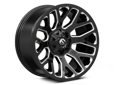 Fuel Wheels Warrior Gloss Black Milled 6-Lug Wheel; 20x10; -18mm Offset (21-25 Yukon)