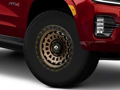 Fuel Wheels Zephyr Matte Bronze with Black Bead Ring 6-Lug Wheel; 17x9; 1mm Offset (21-25 Yukon)