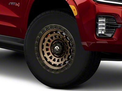 Fuel Wheels Zephyr Matte Bronze with Black Bead Ring 6-Lug Wheel; 18x9; -12mm Offset (21-25 Yukon)