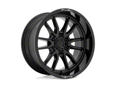 Fuel Wheels Clash Gloss Black 6-Lug Wheel; 20x10; -18mm Offset (21-25 Yukon)