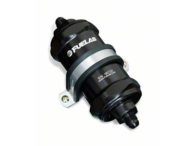 Fuelab Fuel Filter; -8AN; 10 Micron; Black (Universal; Some Adaptation May Be Required)