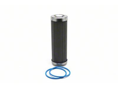 Fuelab 5-Inch Stainless Steel Replacement Element; 40 Micron (Universal; Some Adaptation May Be Required)