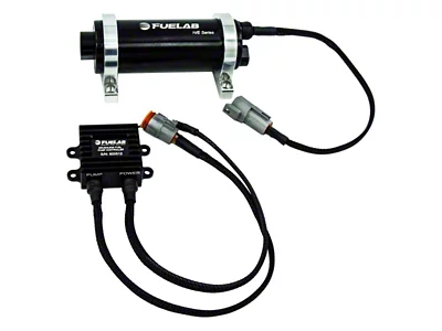Fuelab High Efficiency EFI In-Line Twin Screw Brushless Fuel Pump; -8AN; 625 LPH (Universal; Some Adaptation May Be Required)