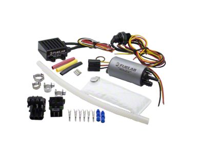 Fuelab In-Tank Brushless Fuel Pump Kit; 9mm Barb; 500 LPH (Universal; Some Adaptation May Be Required)