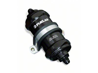 Fuelab Fuel Filter; -6AN; 10 Micron; Black (Universal; Some Adaptation May Be Required)