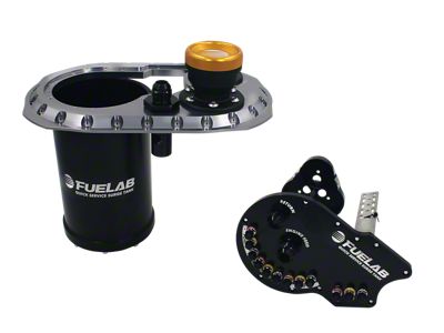 Fuelab QSST 2.0 Titanium Surge Tank; Bare (Universal; Some Adaptation May Be Required)