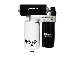 Fuelab Velocity 200 Series Lift Pump with Fuel/Water Separator; 8 PSI (01-16 6.6L Duramax Silverado 3500 HD)