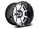 Fuel Wheels Maverick Chrome with Gloss Black Lip 5-Lug Wheel; 22x12; -44mm Offset (09-18 RAM 1500)
