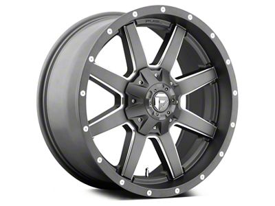 Fuel Wheels Maverick Matte GunMetal 5-Lug Wheel; 20x9; 1mm Offset (09-18 RAM 1500)