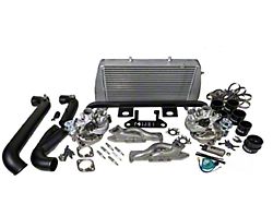 Full Race Formline Complete Turbocharger Power Pack with Black Intercooler and Silver Ceramic Exhaust Manifolds (11-12 3.5L EcoBoost F-150)