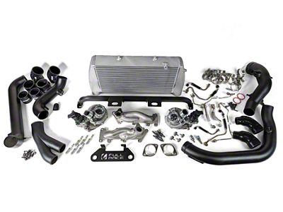 Full Race Formline Complete Turbocharger Power Pack with Raw Intercooler and Silver Ceramic Exhaust Manifolds (17-20 3.5L EcoBoost F-150)
