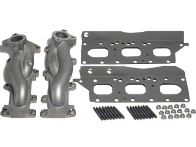 Full Race Formline Turbo Exhaust Manifolds; Black Ceramic (17-20 3.5L EcoBoost F-150)