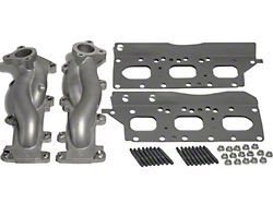 Full Race Formline Turbo Exhaust Manifolds; Silver Ceramic (17-20 3.5L EcoBoost F-150)