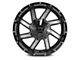 Full Throttle Off Road FT1 Gloss Black Machined 5-Lug Wheel; 20x14; -76mm Offset (02-08 RAM 1500, Excluding Mega Cab)