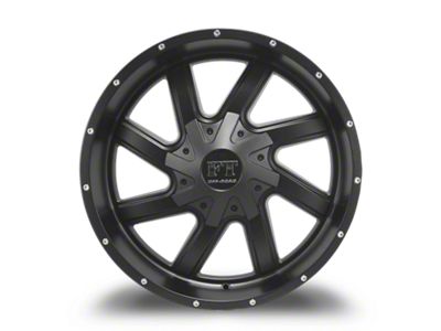 Full Throttle Off Road FT1 Satin Black 8-Lug Wheel; 20x10; -24mm Offset (08-10 F-250 Super Duty)