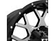 Full Throttle Off Road FT0151 Gloss Black Machined 8-Lug Wheel; 20x10; -24mm Offset (15-19 Sierra 2500 HD)