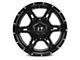 Full Throttle Off Road FT6054 Gloss Black Milled 8-Lug Wheel; 20x10; -24mm Offset (15-19 Sierra 3500 HD SRW)