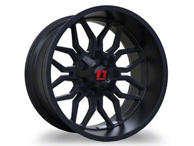 Full Throttle Off Road FT9 Satin Black 8-Lug Wheel; 20x10; -24mm Offset (99-07 F-350 Super Duty SRW)
