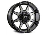 Full Throttle Off Road FT2 Gloss Black Machined 6-Lug Wheel; 17x9; 0mm Offset (23-26 Colorado)