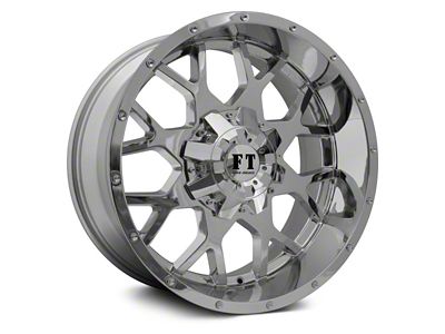 Full Throttle Off Road FT0151 Chrome 5-Lug Wheel; 18x9; -12mm Offset (87-90 Dakota)