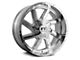 Full Throttle Off Road FT1 Chrome 6-Lug Wheel; 17x9; 0mm Offset (15-20 F-150)