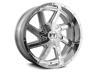 Full Throttle Off Road FT1 Chrome 6-Lug Wheel; 18x9; 0mm Offset (15-20 F-150)