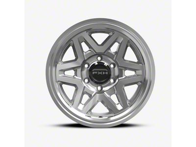 FXH Wheels X01 Machined Face 6-Lug Wheel; 17x8.5; 0mm Offset (14-18 Silverado 1500)