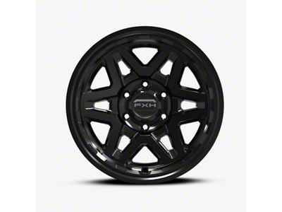FXH Wheels X01 Satin Black 6-Lug Wheel; 17x8.5; 0mm Offset (15-20 Tahoe)