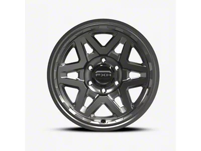 FXH Wheels X01 Gunmetal 6-Lug Wheel; 17x8.5; 20mm Offset (24-25 Ranger)
