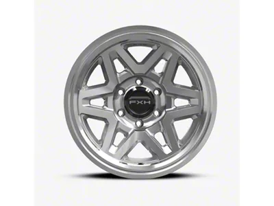 FXH Wheels X01 Machined Face 6-Lug Wheel; 17x8.5; 0mm Offset (19-25 Sierra 1500)