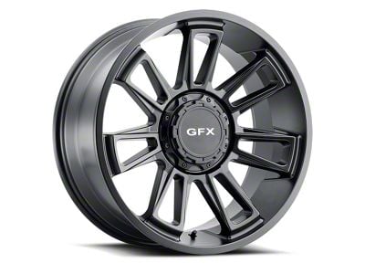 G-FX TR21 Matte Black 8-Lug Wheel; 20x10; -19mm Offset (01-06 Sierra 3500 HD SRW)