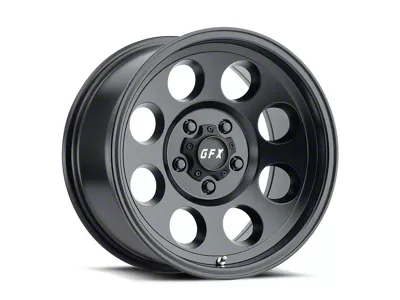 G-FX TR-16 Matte Black 8-Lug Wheel; 18x9; 12mm Offset (01-06 Silverado 2500 HD)