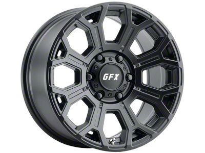 G-FX TR-19 Matte Black 8-Lug Wheel; 20x9; 12mm Offset (01-06 Silverado 2500 HD)