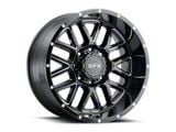 G-FX TM-5 Matte Black 8-Lug Wheel; 18x9; 12mm Offset (01-06 Silverado 3500 HD SRW)