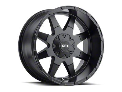 G-FX TR-12 Matte Black 8-Lug Wheel; 20x9; 0mm Offset (03-09 RAM 3500 SRW)