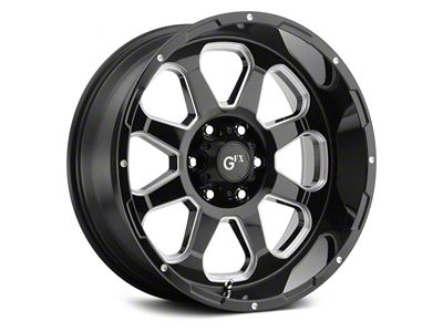 G-FX TR-10 Gloss Black Milled 6-Lug Wheel; 17x9; 12mm Offset (04-08 F-150)