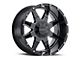 G-FX TR-12 Gloss Black Milled 6-Lug Wheel; 20x10; -24mm Offset (04-08 F-150)