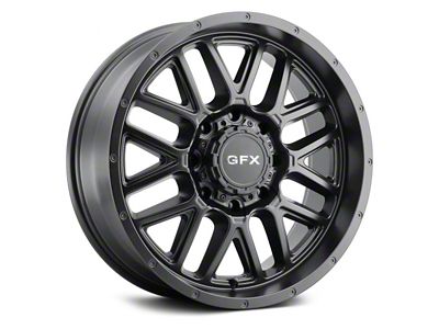 G-FX TM-5 Matte Black 6-Lug Wheel; 17x8.5; 0mm Offset (07-13 Sierra 1500)