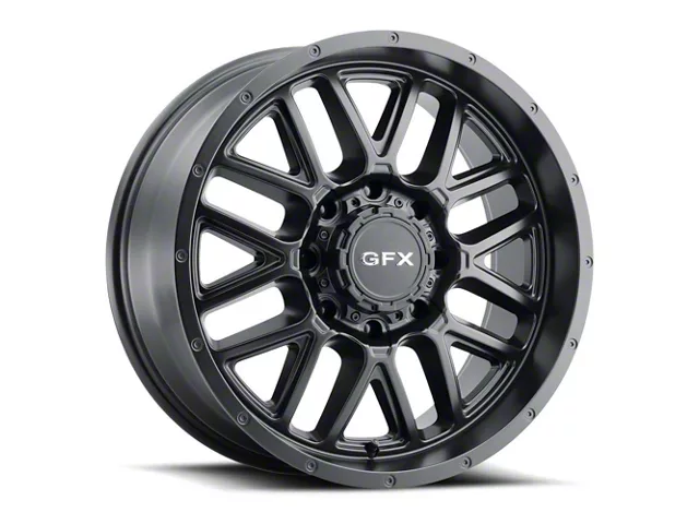 G-FX TM-5 Matte Black 6-Lug Wheel; 18x9; 0mm Offset (07-13 Sierra 1500)