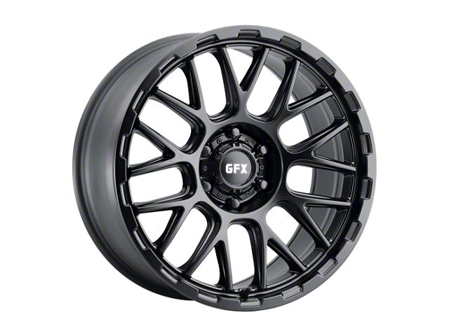 G-FX TM7 Matte Black 6-Lug Wheel; 18x9; 12mm Offset (07-13 Sierra 1500)