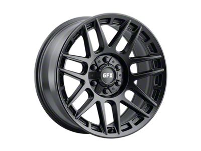 G-FX TM8 Gloss Black with Dark Tint 6-Lug Wheel; 18x9; 0mm Offset (07-13 Sierra 1500)