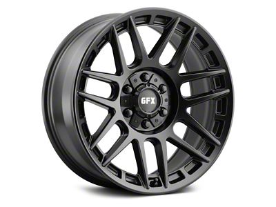 G-FX TM8 Matte Black 6-Lug Wheel; 18x9; 18mm Offset (07-13 Sierra 1500)