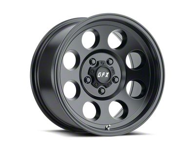 G-FX TR-16 Matte Black 6-Lug Wheel; 17x9; 0mm Offset (07-13 Sierra 1500)