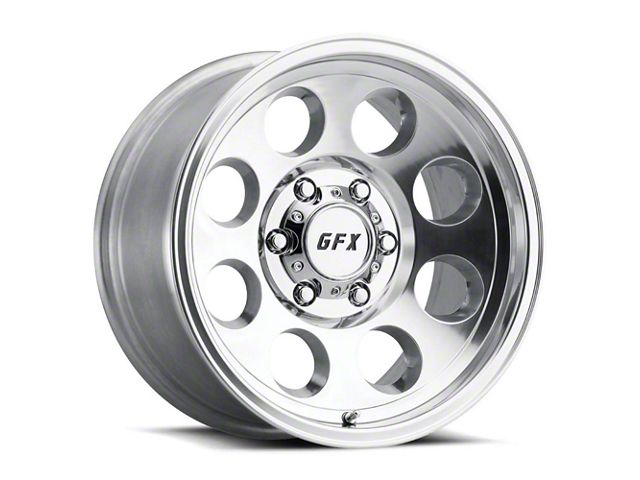 G-FX TR-16 Polished 6-Lug Wheel; 17x9; 0mm Offset (07-13 Sierra 1500)
