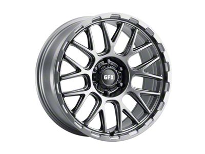 G-FX TM7 Matte Gunmetal 6-Lug Wheel; 17x9; 12mm Offset (07-13 Silverado 1500)