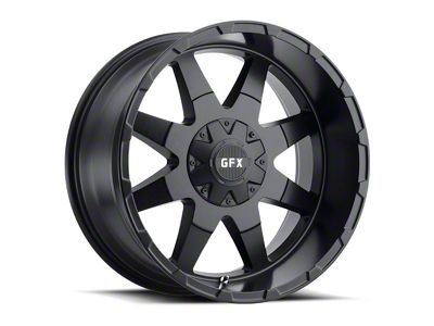 G-FX TR-12 Matte Black 6-Lug Wheel; 17x9; 0mm Offset (07-13 Silverado 1500)