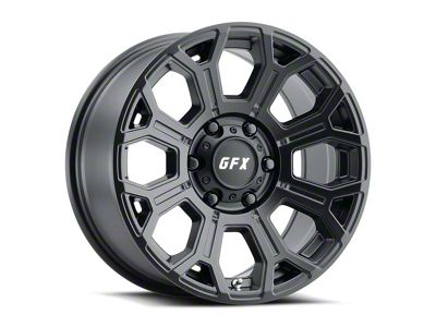 G-FX TR-19 Matte Black 6-Lug Wheel; 17x8.5; 0mm Offset (07-13 Silverado 1500)