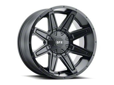 G-FX TR23 Matte Black 6-Lug Wheel; 17x8.5; 18mm Offset (07-13 Silverado 1500)